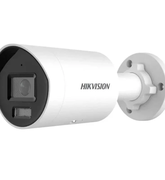 Camera de supraveghere Hikvision IP Bullet DS-2CD2026G2-IU 2.8mm D 2MP -U Built-in microphone for real-time audio security, culoare alba 1/2.8 inch Progressive Scan CMOS 1920 x 1080 30fps