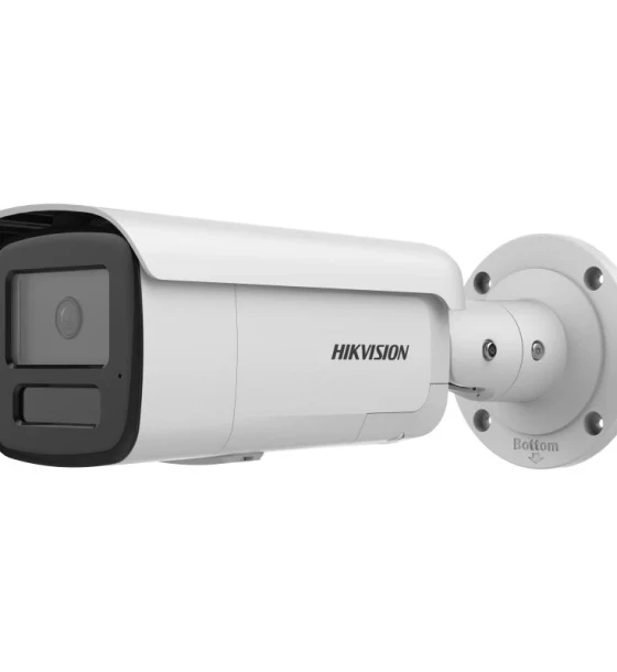 Camera de supraveghere IP Bullet 4MP Hikvision DS-2CD2T46G2H- IS2U/SL 2.8MM, lentila fixa 2.8mm, iluminare min Color 0.001 Lux F1.0, AGC ON, B/W 0 Lux cu IR 60m, 2x microfon incorporat