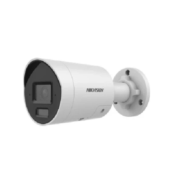 Camera de supraveghere IP Bullet 8MP Hikvision DS-2CD2086G2H- I2U/SL 2.8MM EF, lentila fixa 2.8mm, iluminare min Color 0.0008 Lux F1.0, AGC ON, 0 Lux cu IR 40m, 2 microfoane incorporate