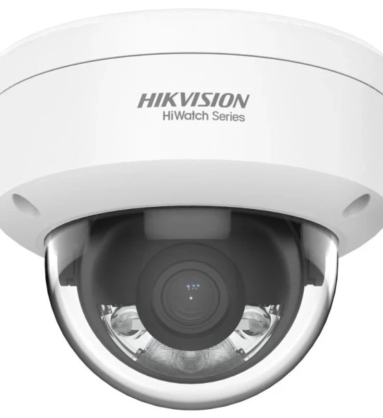 Camera supraveghere IP Camera de supraveghere IP Dome 2MP HiWatch Hikvision HWI-D129HA 2.8MM, lentila fixa 2.8mm, iluminare min Color 0.001 Lux F1, AGC ON, 0 Lux cu lumina alba 30m
