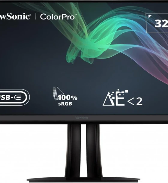 Monitor ViewSonic 31.2 inch VP3256-4K, 16:9, IPS, 3840x2160, 60Hz, GtG 5ms, MPRT 5ms, Luminozitate max 350 cdmp, Contrast static 1000:1, Contrast dynamic 20M 1