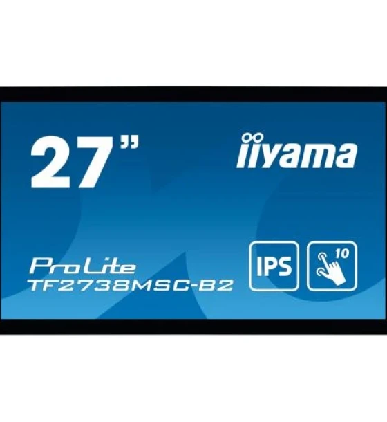 Monitor LED Touchscreen Iiyama ProLite TF2738MSC-B2, 27inch, 1920x1080, 5ms GTG, Black