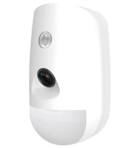Detector PIR cu camera, wireless AXPRO Hikvision DS-PDPC12P-EG2-WE, frecventa de operare 868MHz, CAM-X Wireless Technology, raza de detectie 12M, unghi detectie 85.9