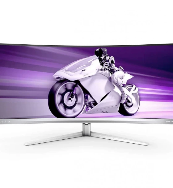 Monitor OLED Curbat Philips Evnia 34M2C8600, 34inch, 3440x1440, 0.1ms GTG, White