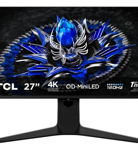 Monitor TCL 27 inch 27R83U, 16:9, QD-Mini LED, 3840x2160, 160Hz, GtG 1ms, Luminozitate max 1600 cdmp, Contrast static 4000:1