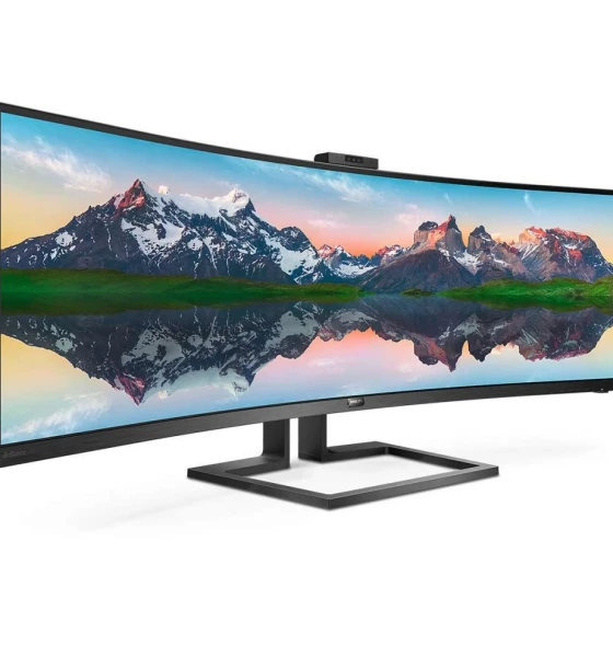 Monitor Philips 48.8 inch 499P9H, Curvature 1800R, 32:9, VA, 5120x1440, 70Hz, GtG 5ms, Luminozitate max 450 cdmp, Contrast static 3000:1, Contrast dynamic 80M 1, Viewing angle