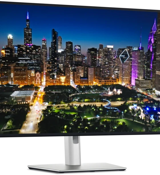 Monitor Dell 32 inch U3225QE 4K, 80.01 cm, Maximum preset 3840 x 2160 at 120 Hz, Screen type Active matrix-TFT LCD, technology In-Plane Switching IPS Black Technology