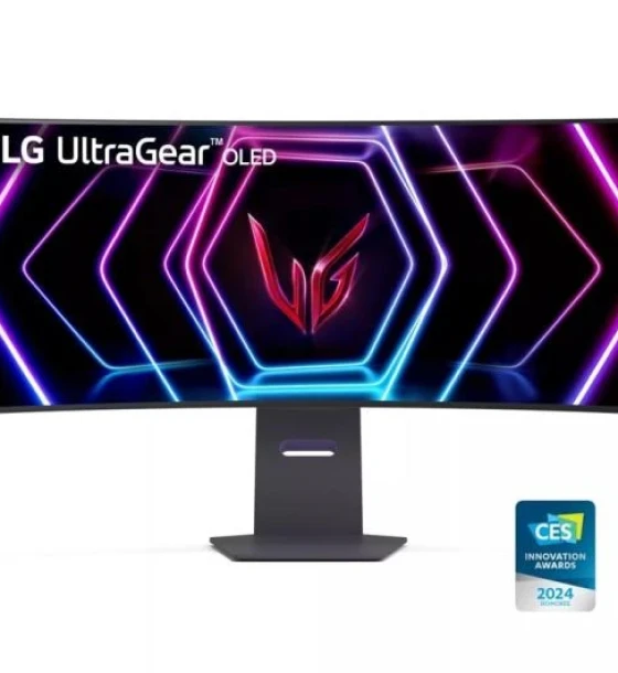 Monitor LG 39 inch 39GS95QE-B.AEU, Curvature 800R, 21:9, OLED, 3440x1440, 240Hz, GtG 0.03ms, Luminozitate max 275 cdmp, Contrast static 1.5M 1