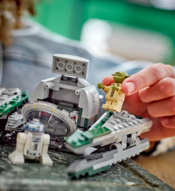 Set de constructie Jedi starfighter al lui yoda, 75360 lego