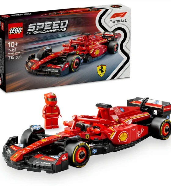 Set de constructie Masina curse F1, ferrari SF-24, LEGO77242