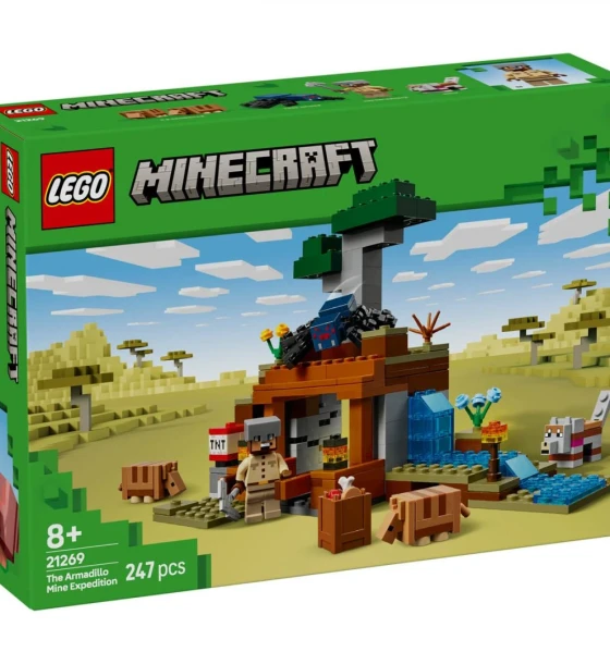 Set de constructie Expeditia de minerit cu tatu, lego 21269