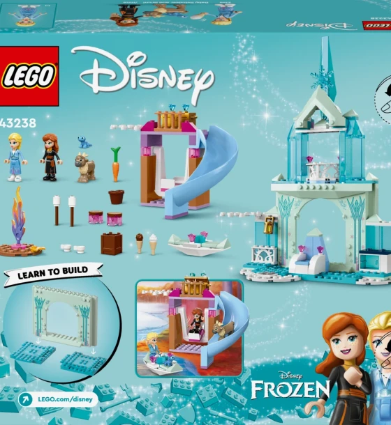 Set de constructie Castel elsa-regatul de gheata, LEGO43238