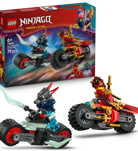Set de constructie Cursa motocicleta kai LEGO71838