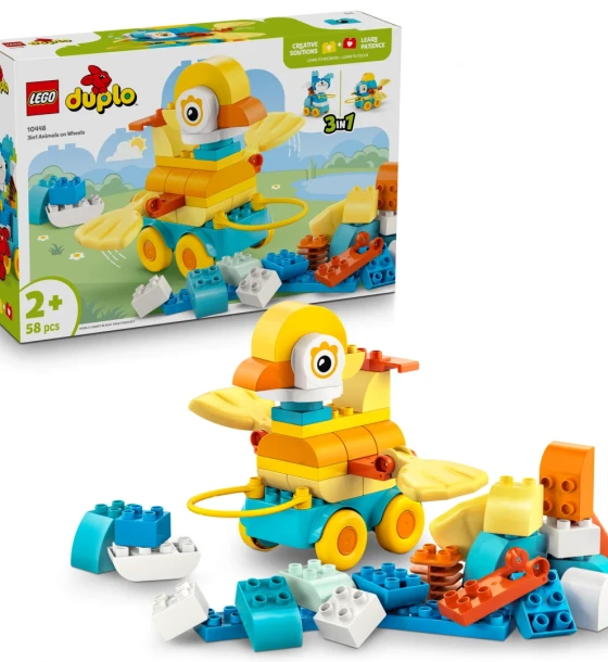 Set de constructie Animale pe roti 3 in 1 LEGO10448