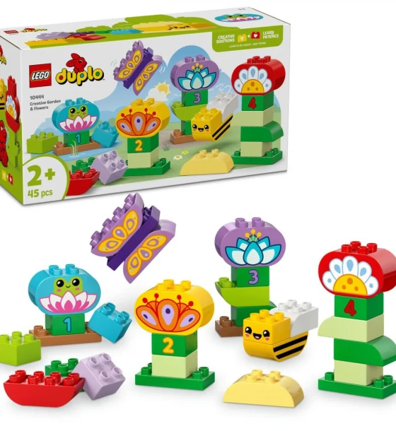 Set de constructie Gradina si flori creative, lego 10444