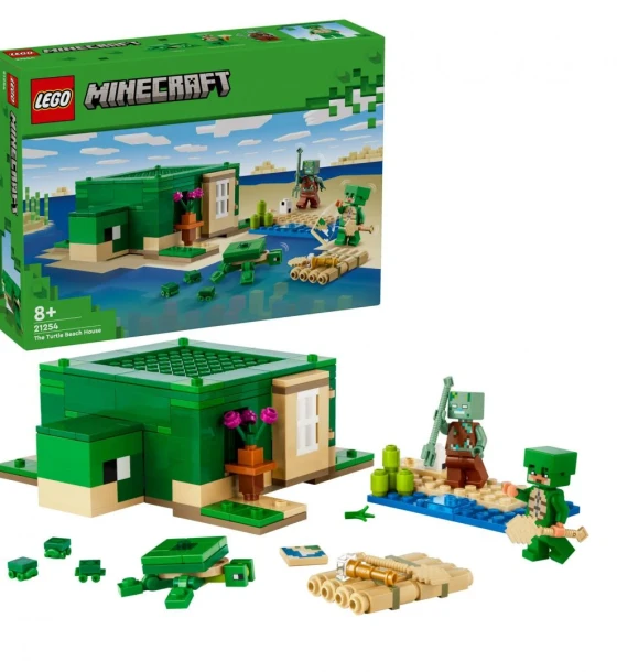 Set de constructie Casa de pe plaja testoaselor, lego 21254