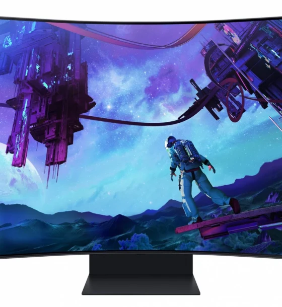 Monitor Samsung 55 inch LS55CG970NUXDU, Curvature 1000R, 16:9, VA, 3840x2160, 165Hz, GtG 1ms, Luminozitate max 600 cdmp