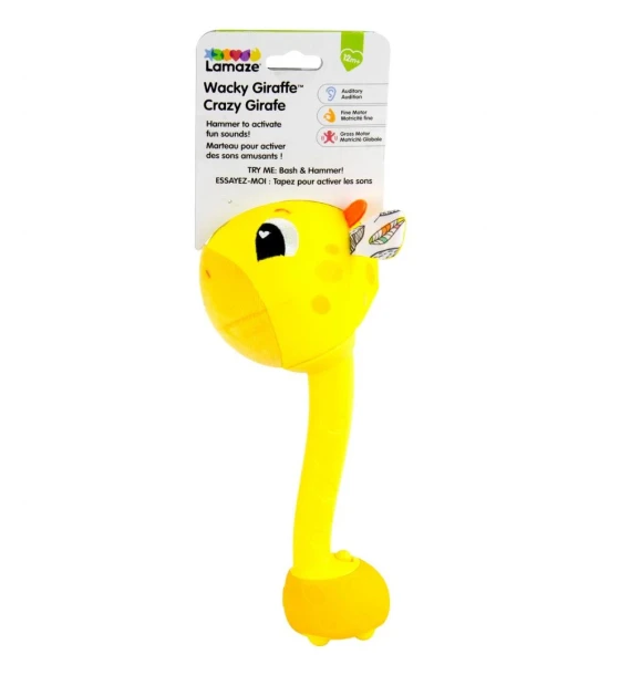 Jucarie pentru bebelusi cu sunete, girafa gigi, lamaze