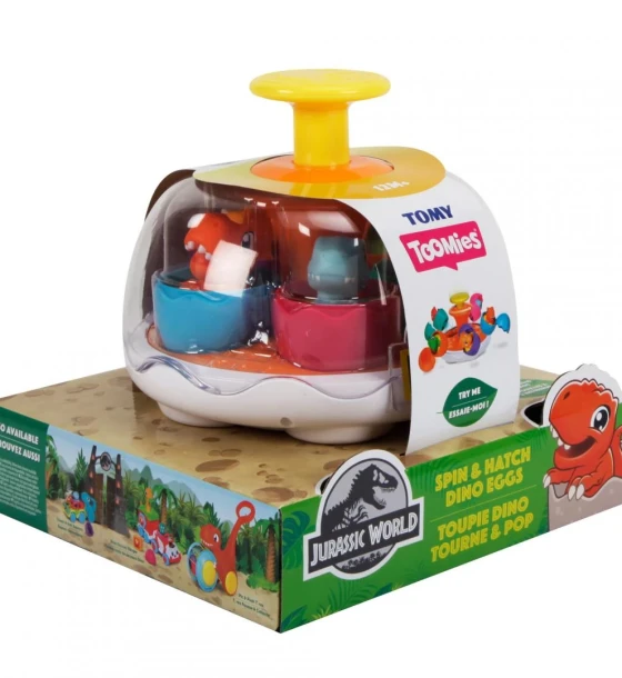 Jucarie incubatorul cu dinozauri, jurassic world, tomy