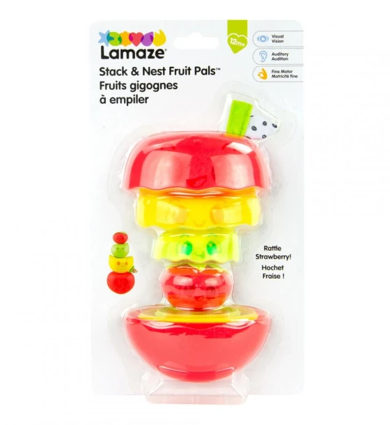 Jucarie de stivuire cu fructe, lamaze
