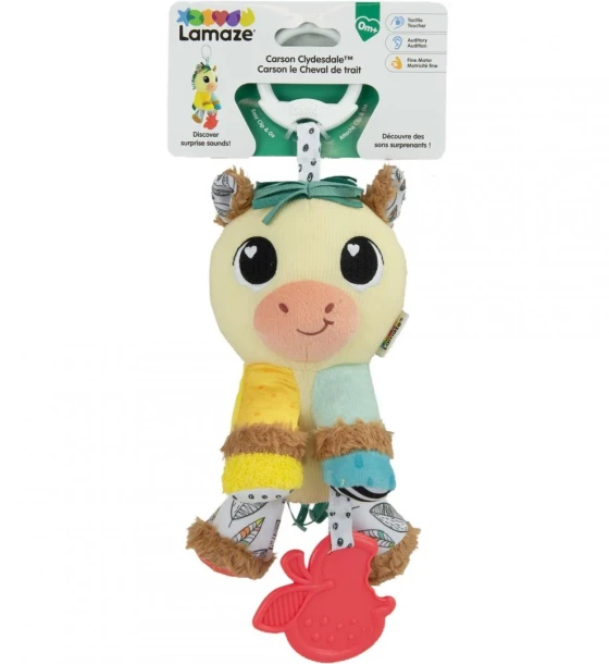 Jucarie pentru bebelusi, calutul carson clip go, lamaze