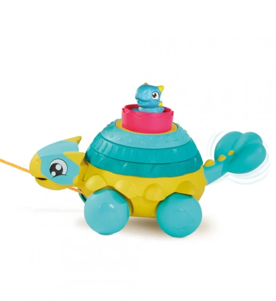 Jucarie stivuieste si trage, ankylosaurus, jurassic world, tomy
