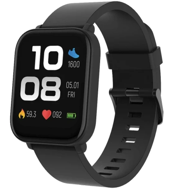 SmartWatch Canyon EASY SW-54, 1.7inch, Curea Silicon, Black