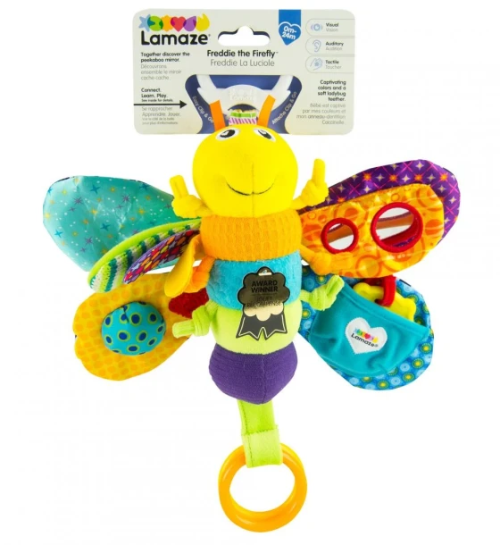 Jucarie pentru bebelusi, licuriciul freddie, lamaze