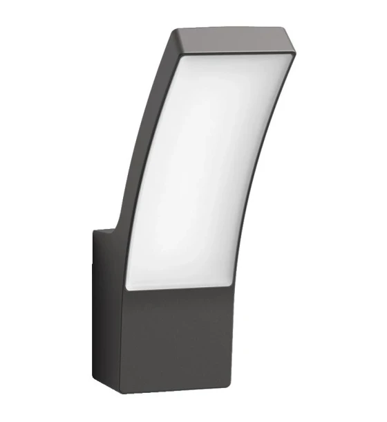 Aplica LED pentru exterior Philips Splay, 12W, 1100 lm, luminacalda 2700K, IP44, 240x80x160mm, Antracit