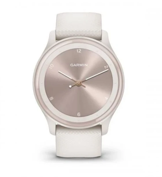 SmartWatch Garmin Vivomove Sport, 1.5inch, Curea Silicon, Ivory