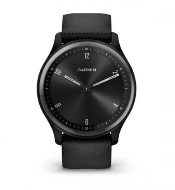 SmartWatch Garmin Vivomove Sport, 1.5inch, Curea Silicon, Black