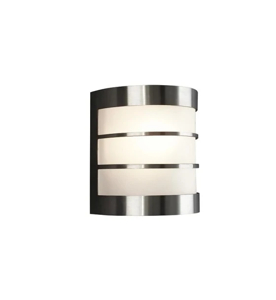 Aplica pentru exterior Philips Calgary, 1xE27, max 60W, IP44, 100x140x155mm, Inox