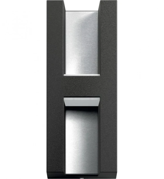 Aplica LED pentru exterior Philips Shadow UP DOWN, 2x4.5W 70W, 1000 lm, lumina calda 2700K, dimabila, IP44, 77x95x224mm, Antracit