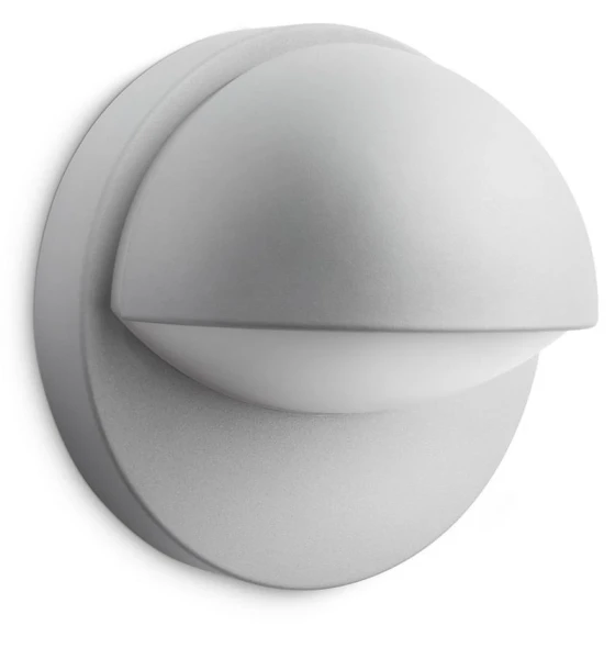 Aplica pentru exterior Philips June, 1xE27, max 42W, IP44, 135x195mm, Gri