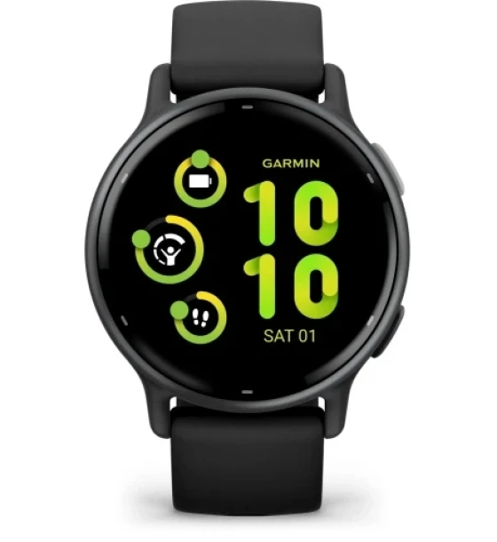SmartWatch Garmin vivoactive 5, 1.2inch, Curea Silicon, Black-Slate