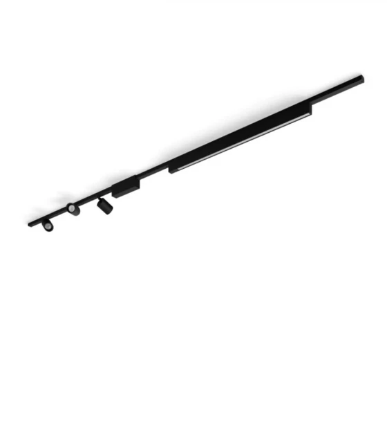 Spot LED RGB Philips Hue Perifo, kit de baza, 3 spoturi + baraluminoasa, Bluetooth, control vocal, 24V, lumina alba si color 2000-6500K, IP20, 271.5cm, Negru