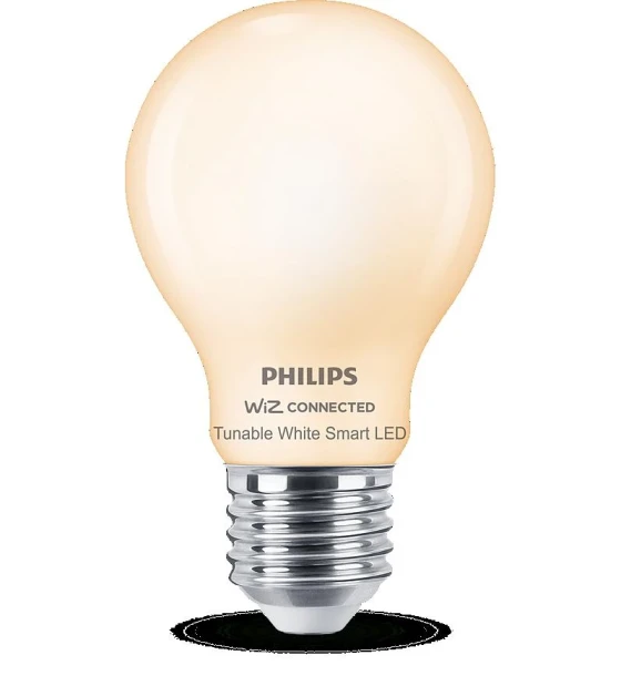 Sursa LED inteligenta Bec LED inteligent Philips Bulb A60, Wi-Fi, Bluetooth, E27, 7W 60W, 806lm, lumina alba 2700-6500K, mat