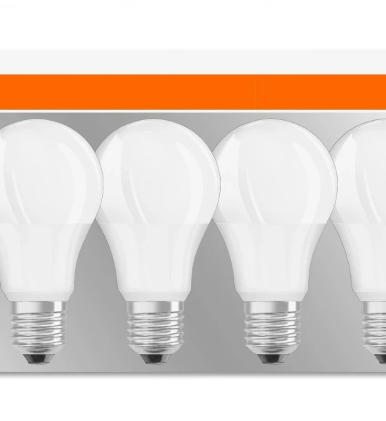 5 Becuri LED Osram Base Classic A, E27, 8.5W 60W, 806 lm, luminacalda 2700K