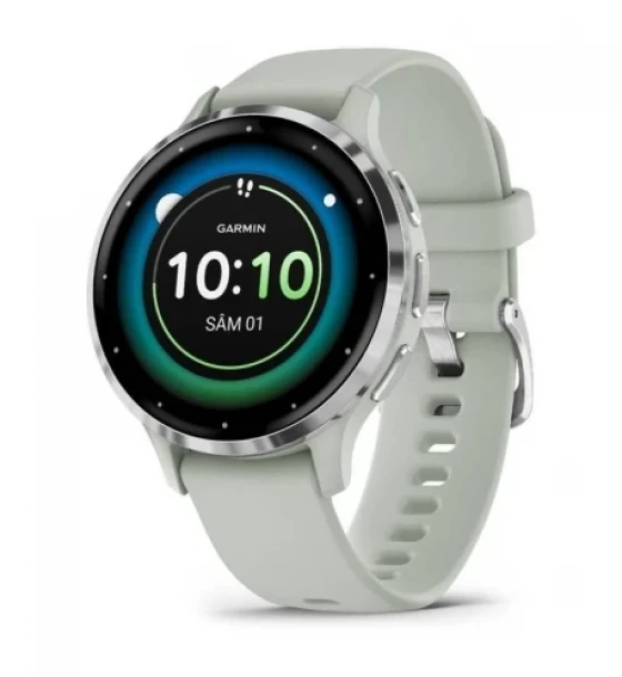 SmartWatch Garmin Venu 3S, 1.2inch, Curea silicon, Sage Grey-Slate