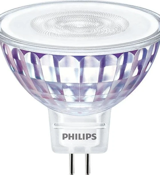 Bec LED spot Philips, GU5.3, 7W 50W, 621 lm, lumina calda 2700K