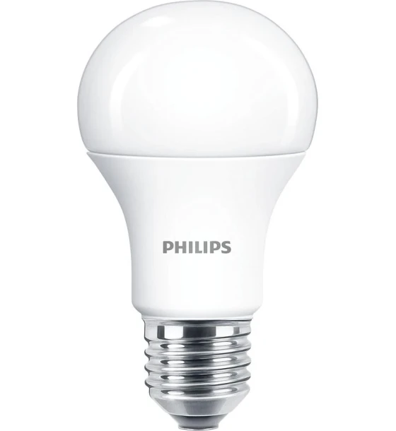 Bec LED Philips A60, EyeComfort, E27, 12.5W 100W, 1521 lm, luminaneutra 4000K, mat