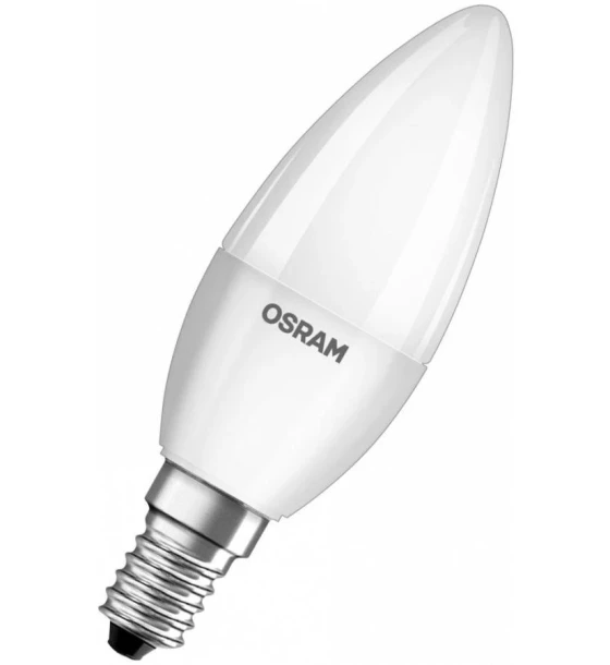 Bec LED Osram Value Classic B, E14, 4.9W 40W, 470 lm, luminacalda 2700K