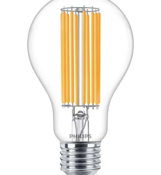 Bec LED Philips Classic A70, Ultra Efficient Light, E27, 5.2W 75W, 1095 lm, lumina calda 3000K