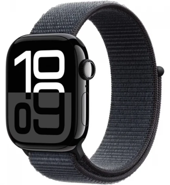SmartWatch Apple Watch S10 Aluminium, 1.96inch, Curea Nylon, Ink Sport Loop