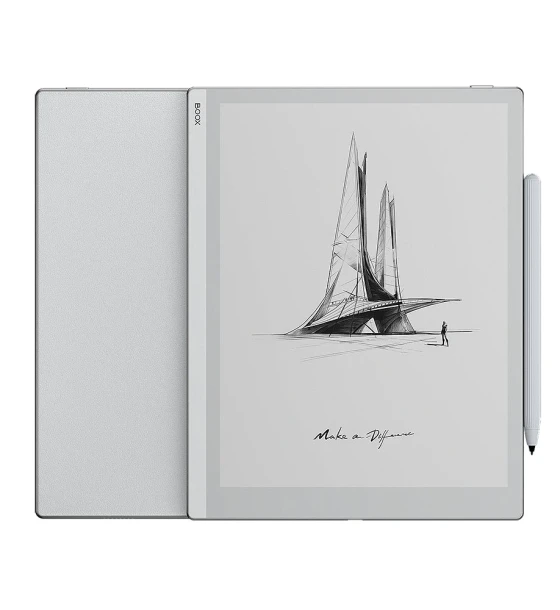 Tableta E-Ink Boox GO 10, 10.3 inch, Octa-Core, 4GB RAM, 64 GB, Android 12, Alb