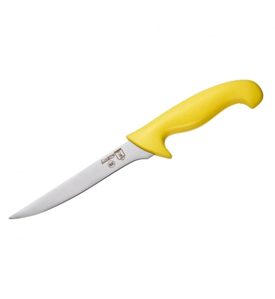 Cutit dezosat profesional 18 cm, galben, chef line, cooking by heinner