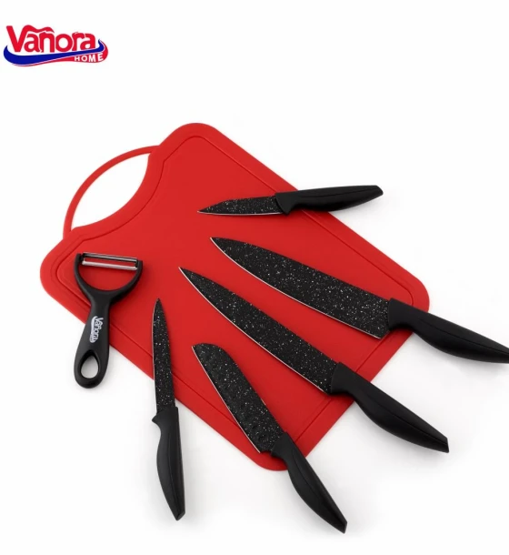 Cutit Set bucatarie 7 piese, starlight, vanora home