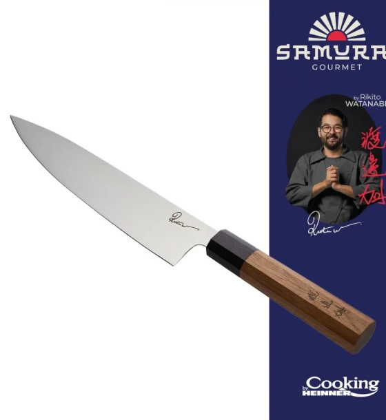 Cutitul bucatarului 20 cm, rikito watanabe, samurai gourmet, cooking by heinner