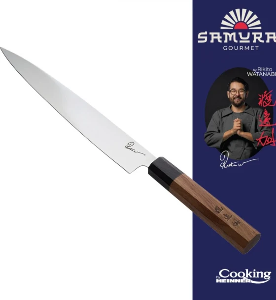 Cutit sujihiki 24 cm, rikito watanabe, samurai gourmet, cooking by heinner