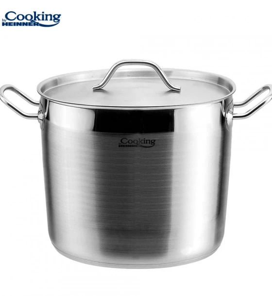 Oala+capac inox 20x16 cm, 5L, maestro, cooking by heinner
